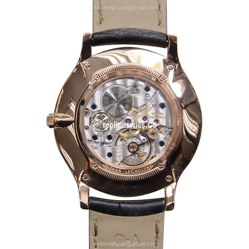Jaeger-Lecoultre Q1452507 MASTER ULTRA THIN Manual Wind 18kt Rose Gold & Diamonds