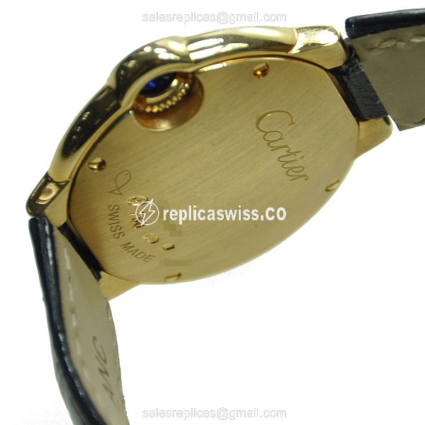 Cartier W6900156 BALLON BLEU Quartz 18kt Yellow Gold