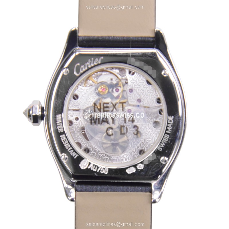 Cartier WA507231 TORTUE Manual Wind 18kt White Gold & Diamond