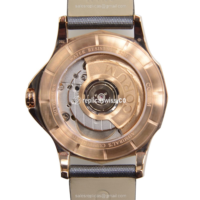 Corum 082.101.85-0149 PK10 ADMIRALS CUP Automatic 18kt Rose Gold & Steel