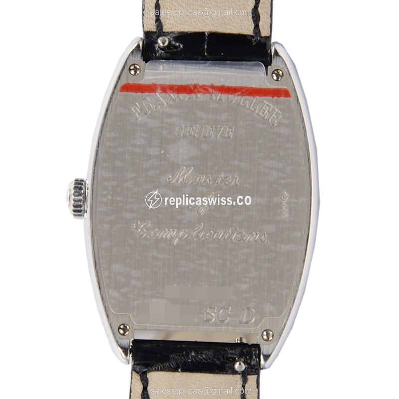 Franck Muller 2852 SC D (OG) MASTER BANKER Automatic 18kt White Gold & Diamond