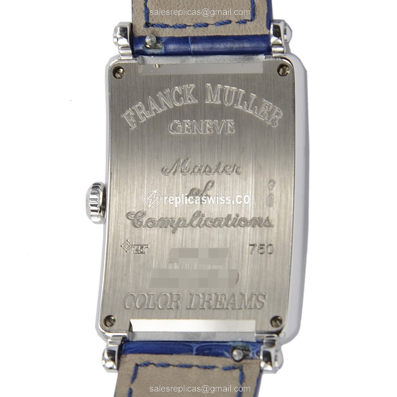 Franck Muller 952 QZ COL DRM D (OG) LONG ISLAND Quartz 18kt White Gold & Diamond