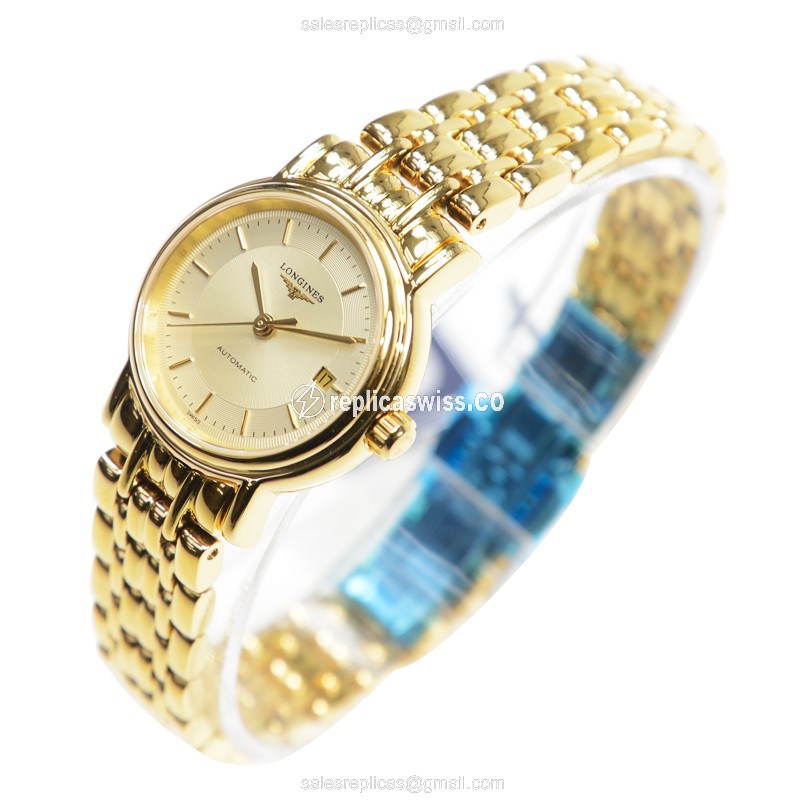 Longines L4.321.2.42.8 PRESENCE Automatic PVD Gold