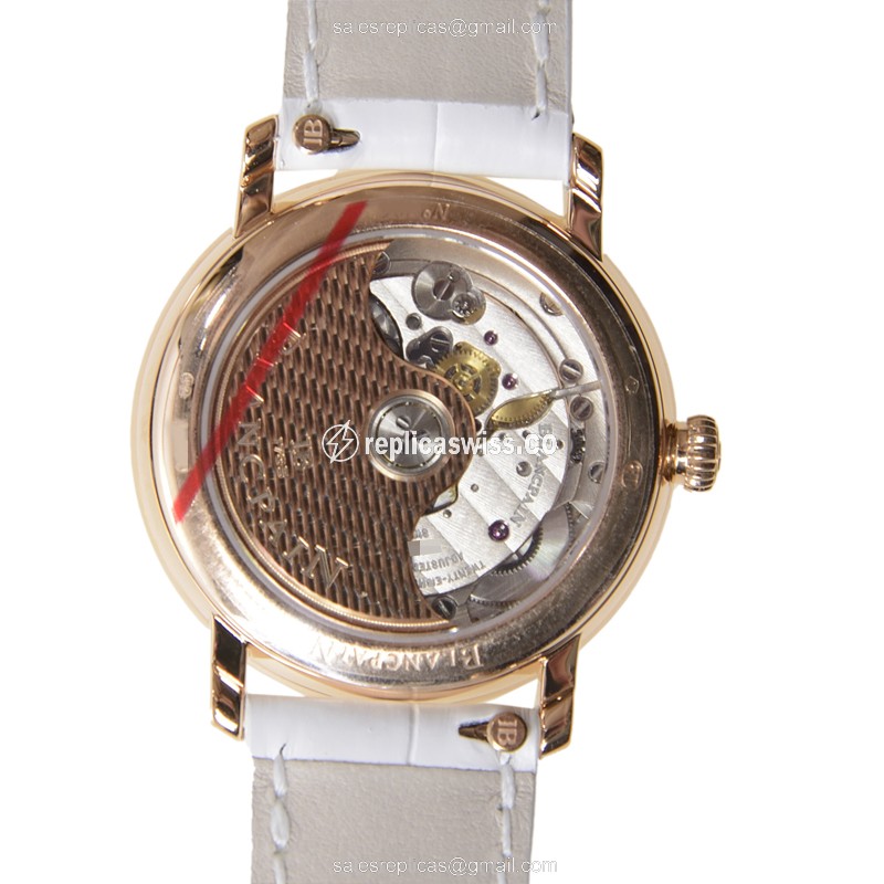 Blancpain 6604-2944-55A WOMEN Automatic 18kt Rose Gold & Diamonds