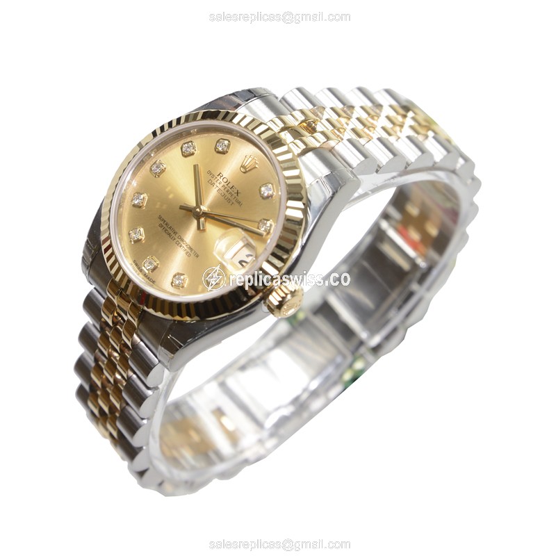 Rolex 178273GCH LADY DATEJUST Automatic 18kt Gold & Steel