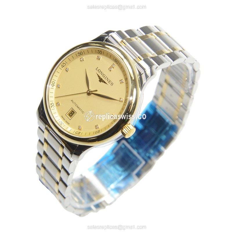 Longines L2.628.5.37.7 MASTER Automatic 18kt Gold & Steel