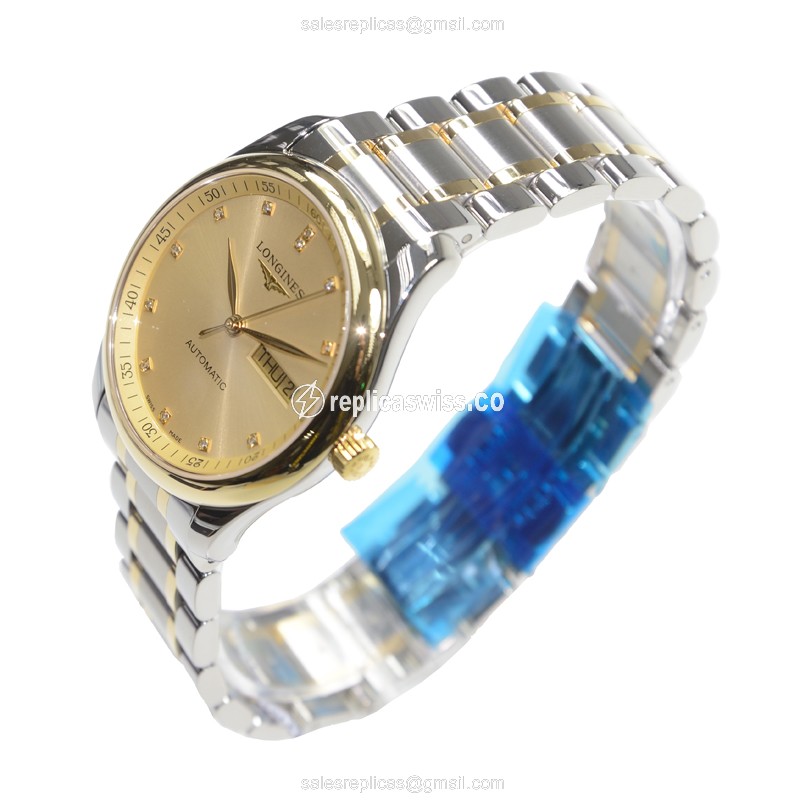 Longines L2.755.5.37.7 MASTER Automatic 18kt Gold & Steel