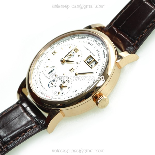 A Lange & Sohne 116.032 GRAND LANGE Manual Wind 18kt Rose Gold