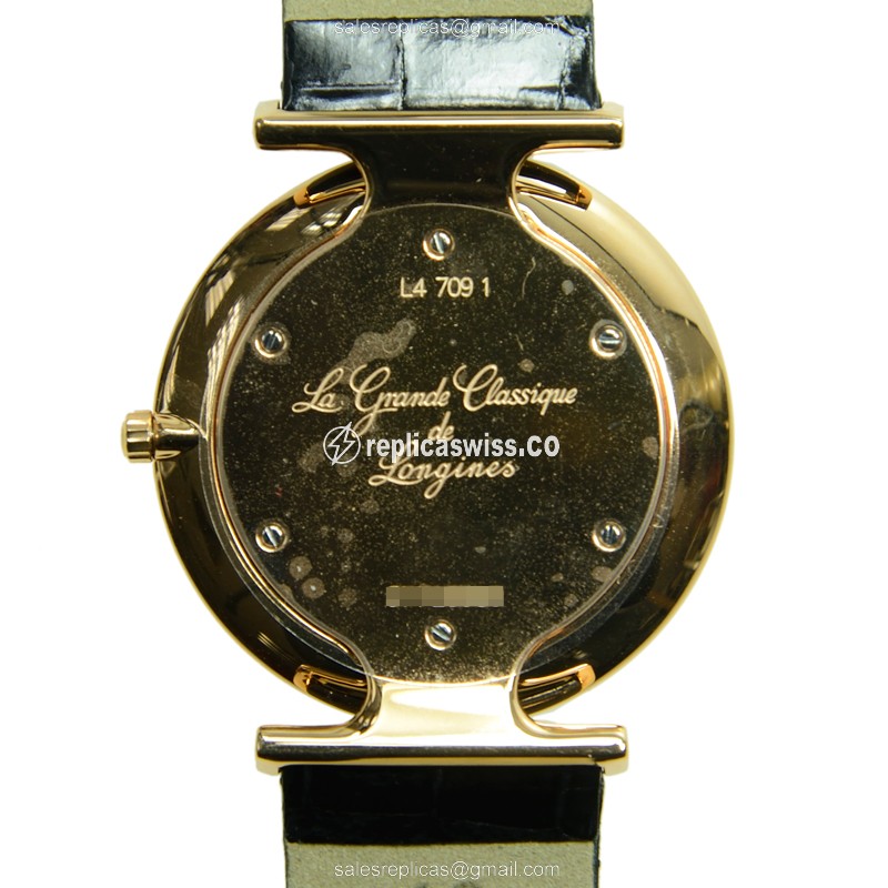 Longines L4.709.1.11.2 LA GRANDE Quartz 18kt Rose Gold