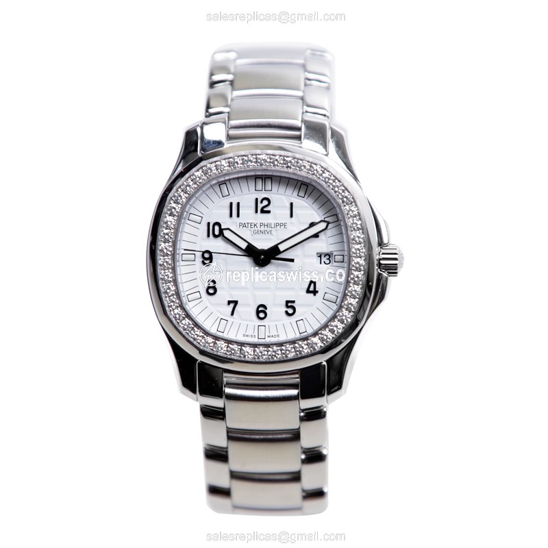 Patek Philippe 5087-1A-010 AQUANAUT Quartz Stainless Steel & Diamonds