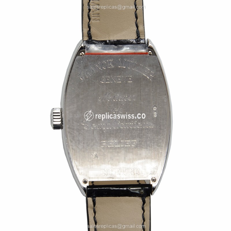 Franck Muller 7851 SC DT REL D (OG) MASTER OF COMPLICATION Automatic 18kt White Gold & Diamond