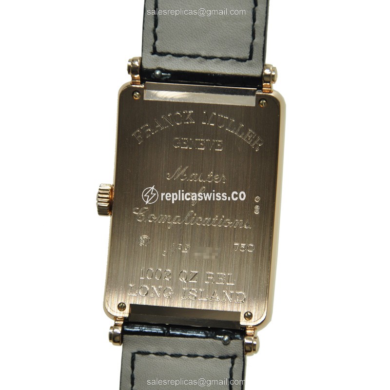 Franck Muller 1002 QZ REL (5N) LONG ISLAND Quartz 18kt Rose Gold