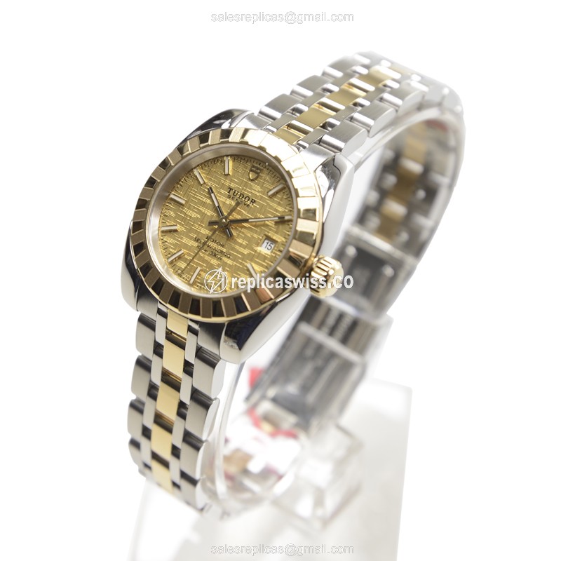 Tudor 22013-62543-CHCL CLASSIQUE Automatic 18kt Gold & Steel