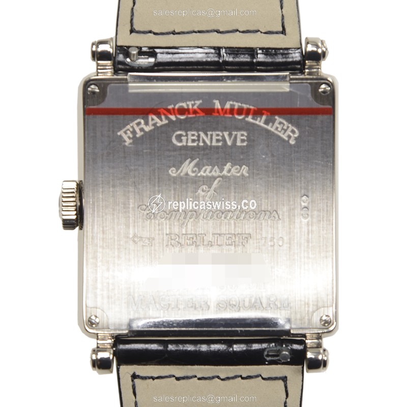 Franck Muller 6000 H SC DT REL R (OG) MASTER SQUARE Automatic 18kt White Gold