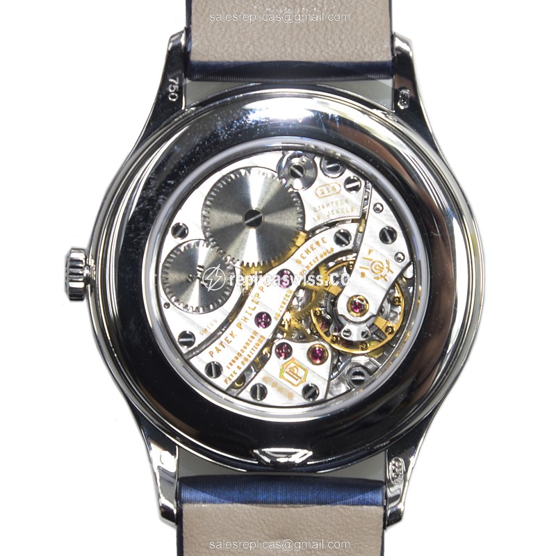 Patek Philippe 4897G-001 CALATRAVA Manual Wind 18kt White Gold & Diamond