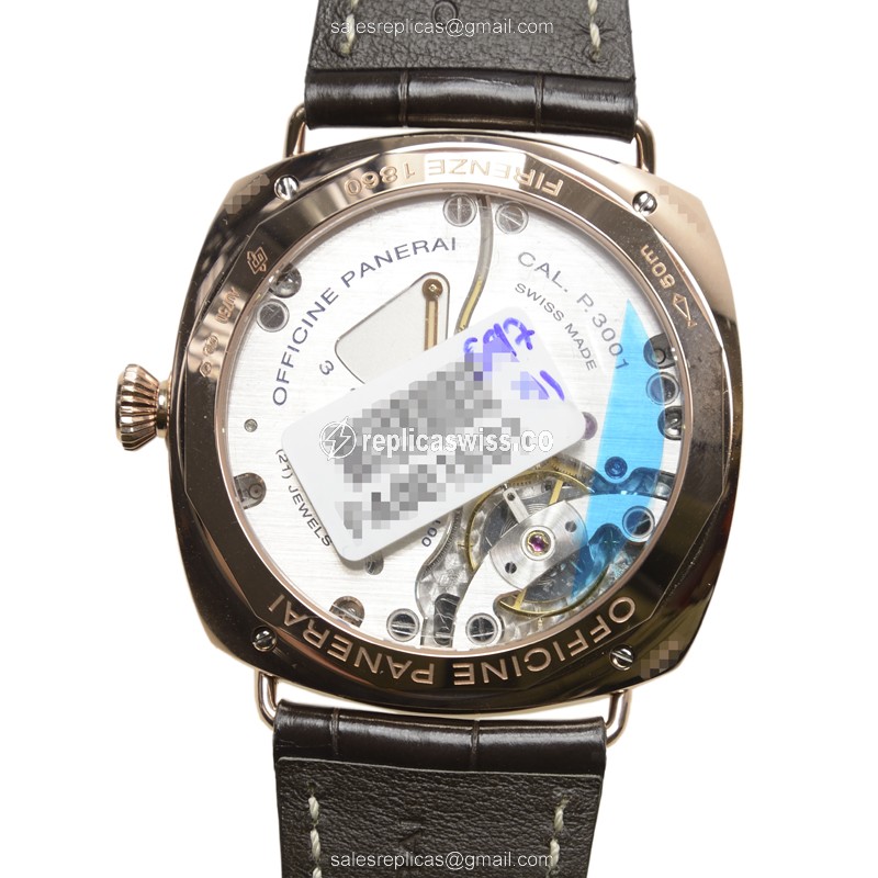 Panerai PAM00421 RADIOMIR Manual Wind 18kt Rose Gold