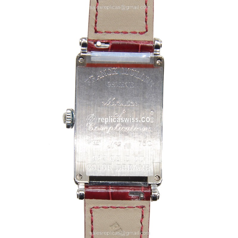 Franck Muller 952 QZ COL DRM D CD (OG) LONG ISLAND Quartz 18kt White Gold & Diamond