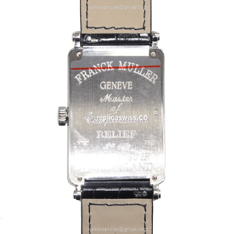 Franck Muller 1002 QZ D CD 1R (OG) LONG ISLAND Quartz 18kt White Gold & Diamond