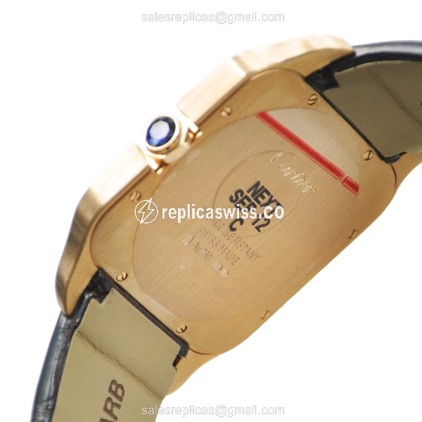 Cartier W2006951 SANTOS Manual Wind 18kt Rose Gold