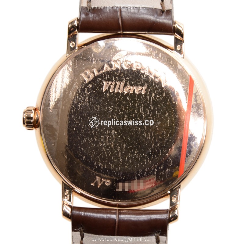 Blancpain 6223-3642-55A VILLERET Automatic 18kt Rose Gold