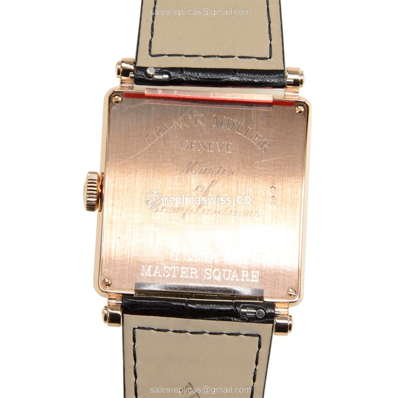 Franck Muller 6000 H SC DT REL R (5N) MASTER SQUARE Automatic 18kt Rose Gold