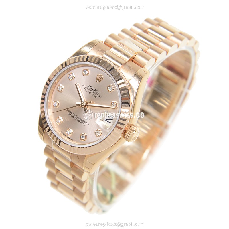 Rolex 178275GPK LADY DATEJUST Automatic 18kt Rose Gold