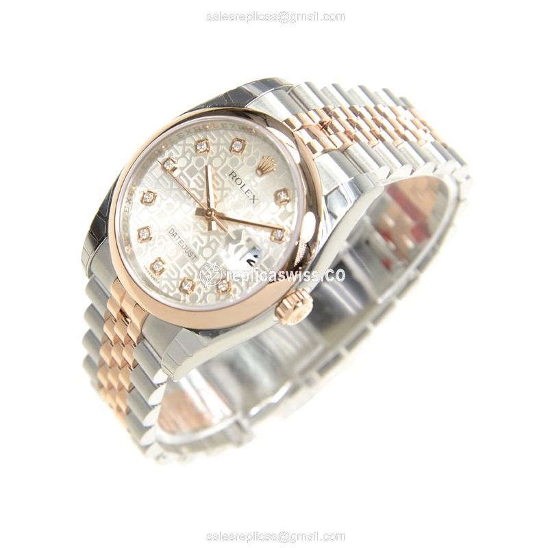 Rolex 116201JSVJUB DATEJUST Automatic 18kt Rose Gold & Steel