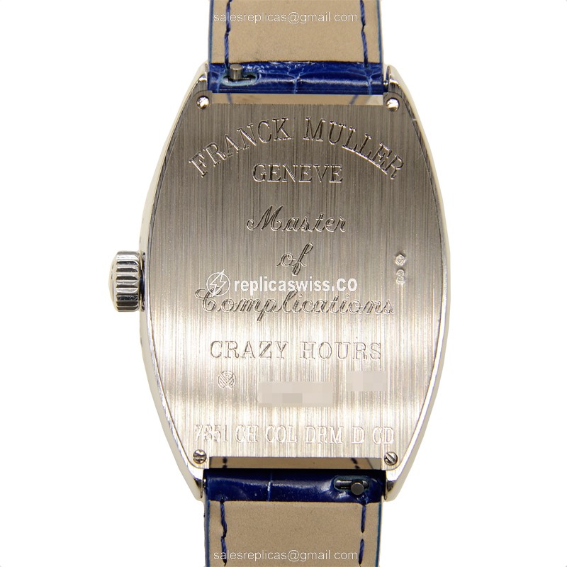 Franck Muller 7851 CH COL DRM D CD (OG) COLOR DREAMS Automatic 18kt White Gold & Diamond
