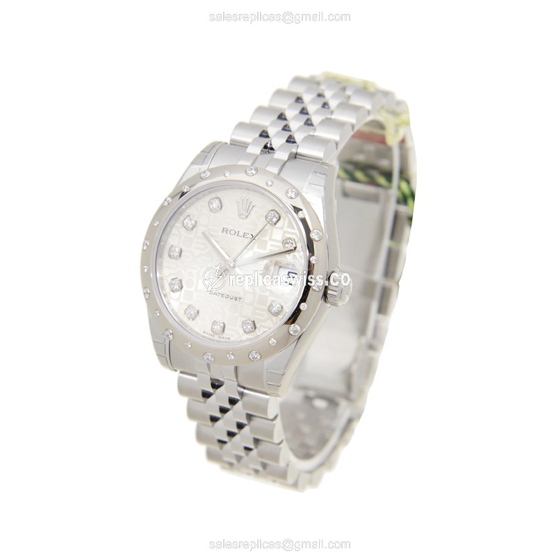Rolex 178344-0059 LADY DATEJUST Automatic 18kt White Gold & Steel