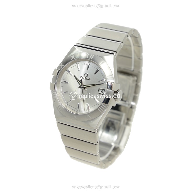 Omega 123.10.35.60.02.001 CONSTELLATION Quartz Stainless Steel