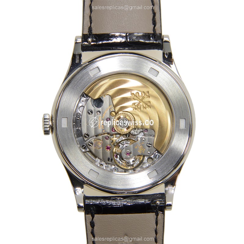 Patek Philippe 5298P-012 CALATRAVA Automatic 18kt White Gold & Diamond