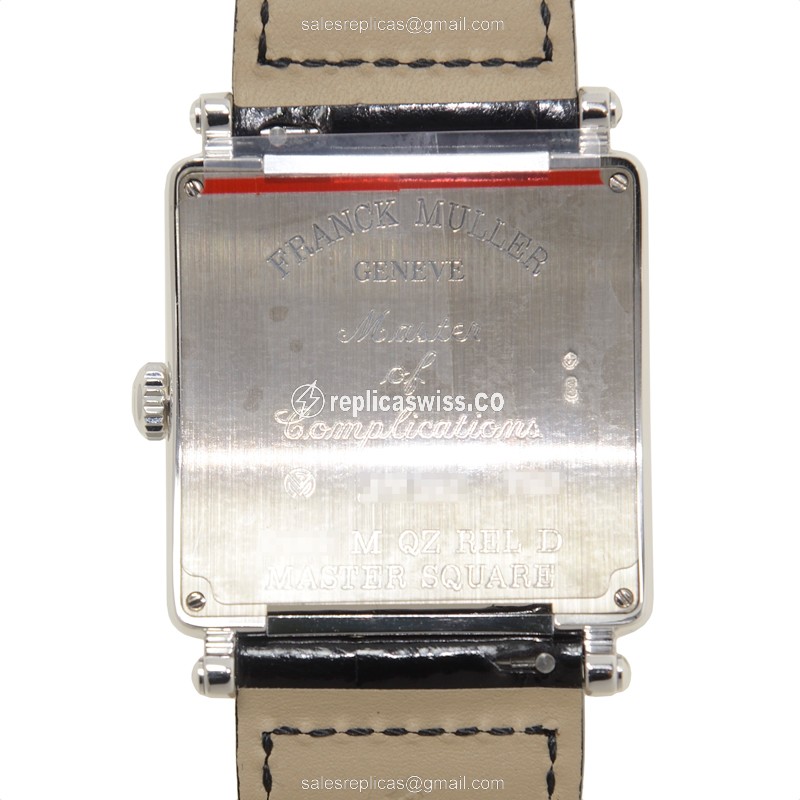Franck Muller 6002 M QZ REL D (OG) MASTER SQUARE Quartz 18kt White Gold & Diamond