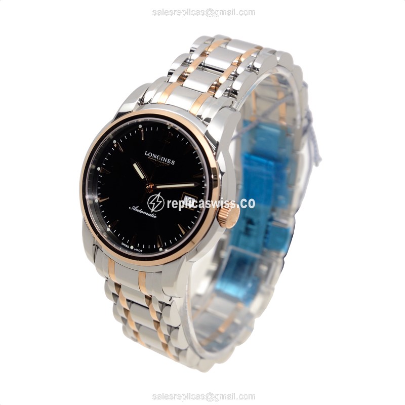 Longines L2.763.5.52.7 SAINT IMIER Automatic 18kt Rose Gold & Steel