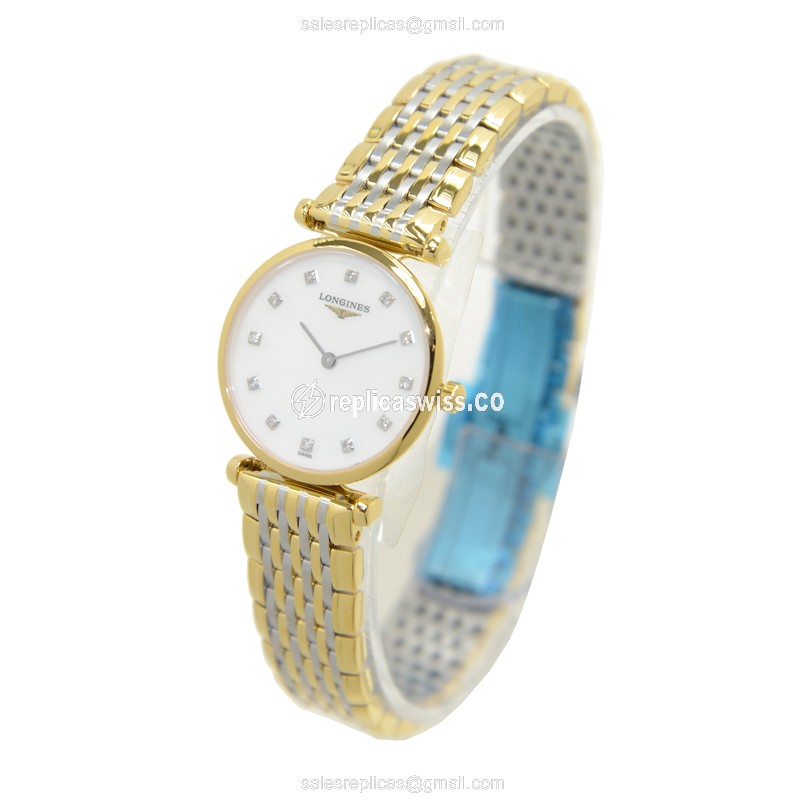 Longines L4.209.2.87.7 LA GRANDE Quartz 18kt Gold & Steel