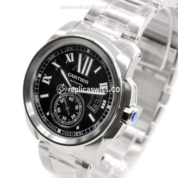 Cartier W7100016 CALIBRE DE CARTIER Automatic Stainless Steel
