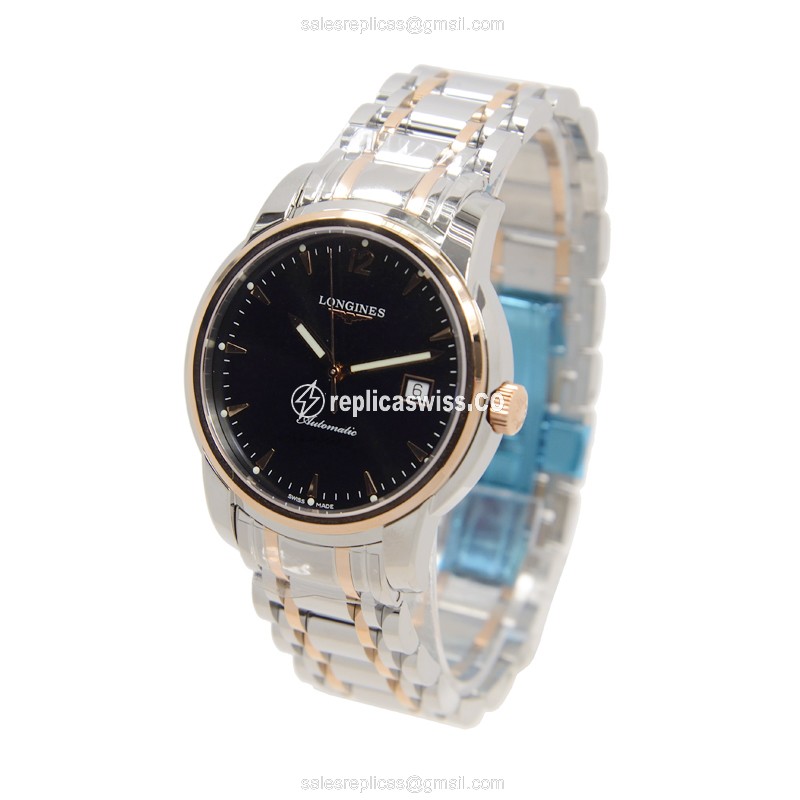 Longines L2.766.5.52.7 SAINT IMIER Automatic 18kt Rose Gold & Steel