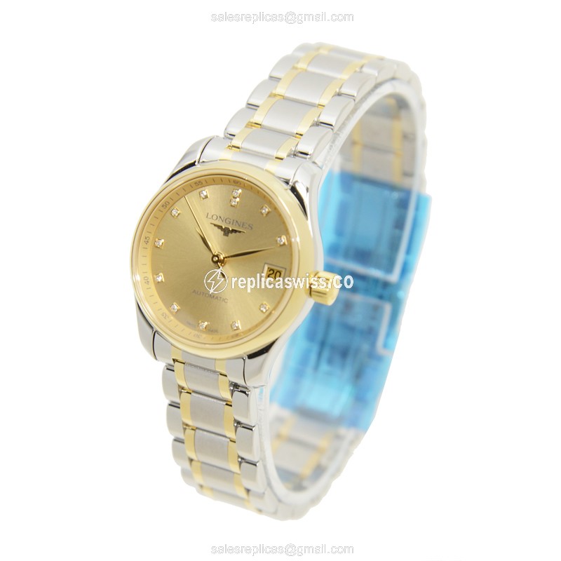 Longines L2.128.5.37.7 MASTER Automatic 18kt Gold & Steel