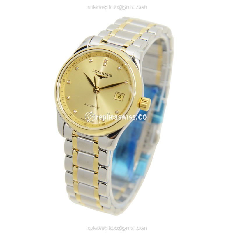 Longines L2.257.5.37.7 MASTER Automatic 18kt Gold & Steel