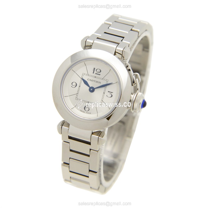 Cartier W3140007 PASHA DE CARTIER Quartz Stainless Steel