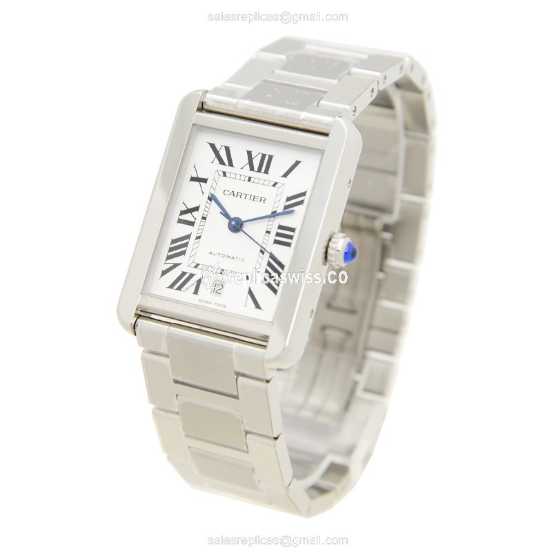 Cartier W5200028 TANK Automatic Stainless Steel