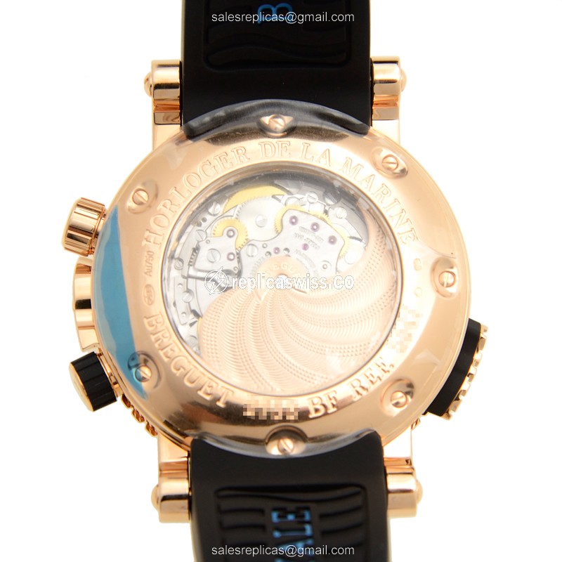 Breguet 5847BR/32/5ZV MARINE Automatic 18kt Rose Gold