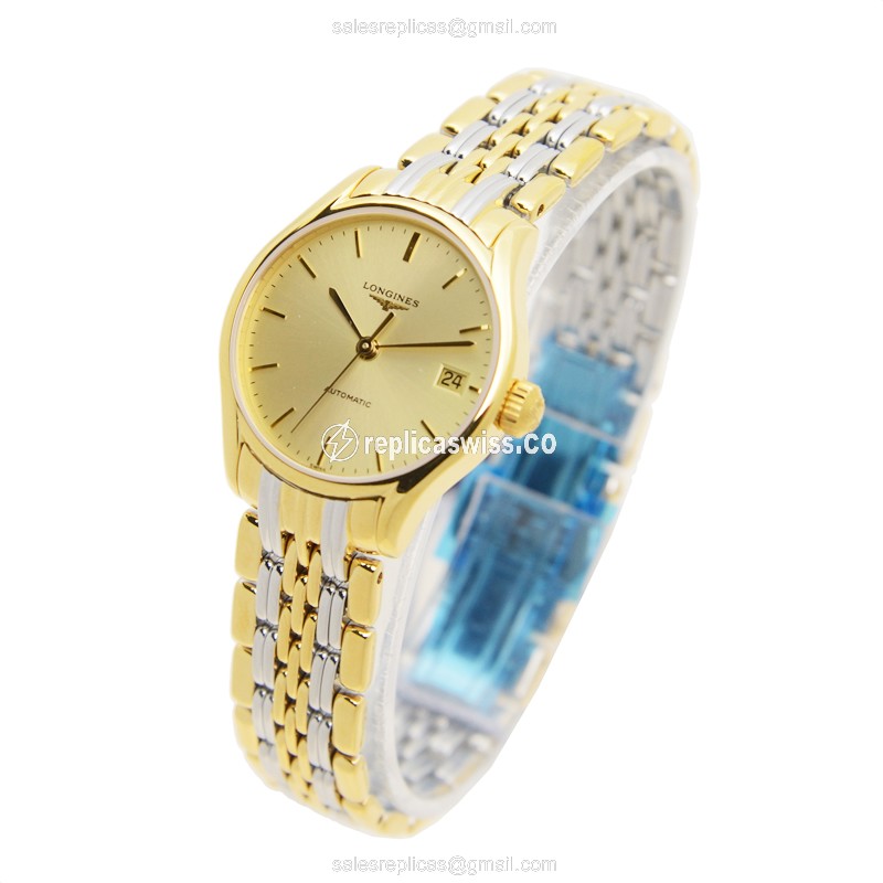 Longines L4.360.2.32.7 LONGINES LYRE Automatic PVD Gold