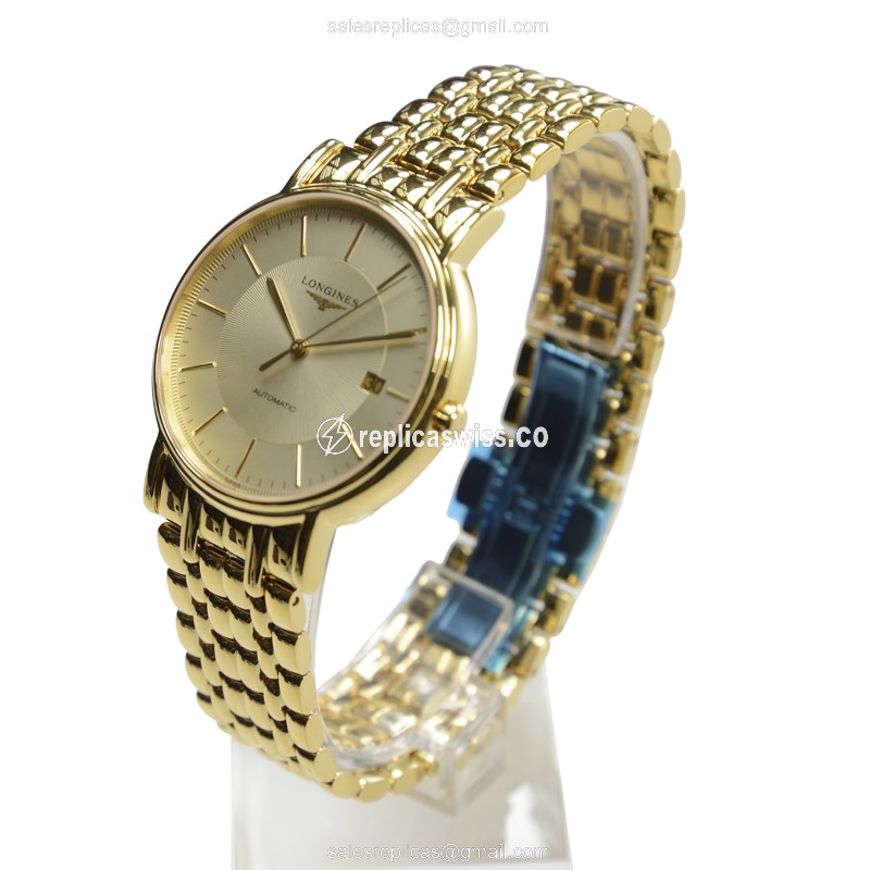 Longines L4.921.2.42.8 PRESENCE Automatic PVD Gold