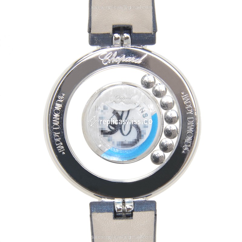 Chopard 209341-1001 HAPPY DIAMONDS Quartz 18kt White Gold & Diamond