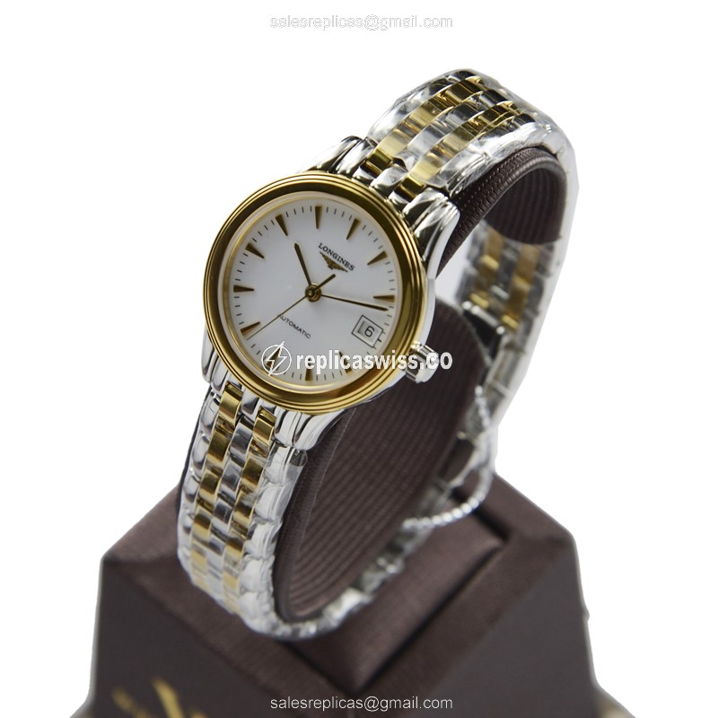 Longines L4.274.3.22.7 FLAGSHIP Automatic 18kt Gold & Steel