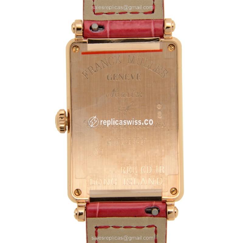 Franck Muller 952 QZ REL CD 1R (5N) LONG ISLAND Quartz 18kt Rose Gold