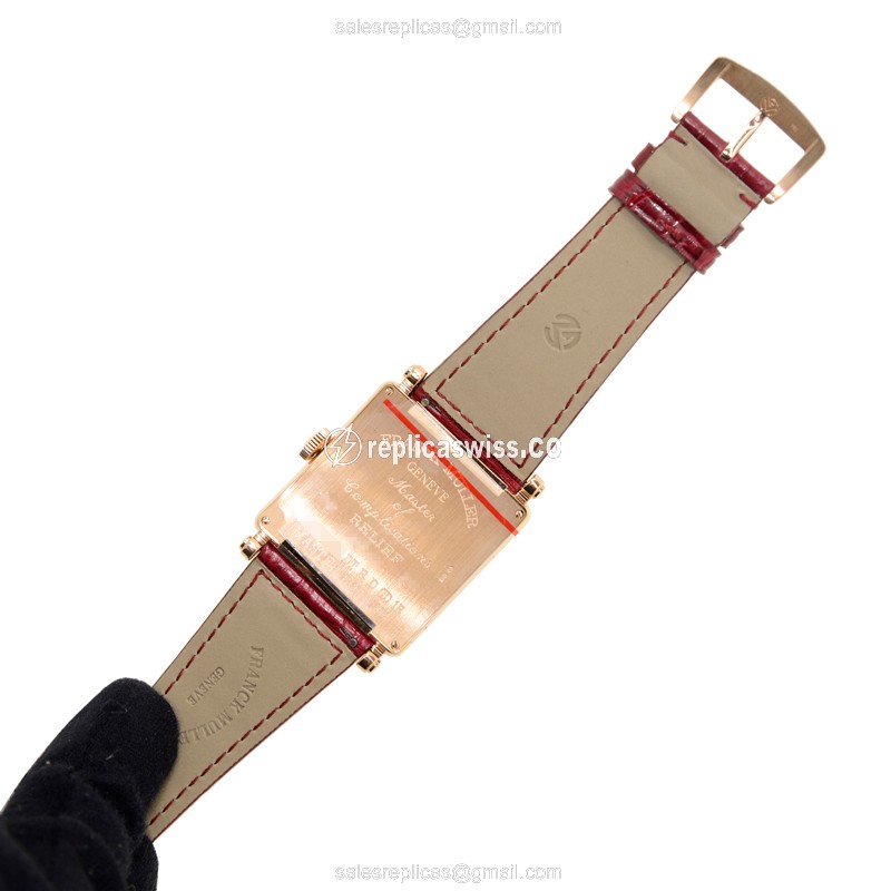 Franck Muller 6000 H SC DT R CD 1R (5N) MASTER SQUARE Automatic 18kt Rose Gold & Diamonds