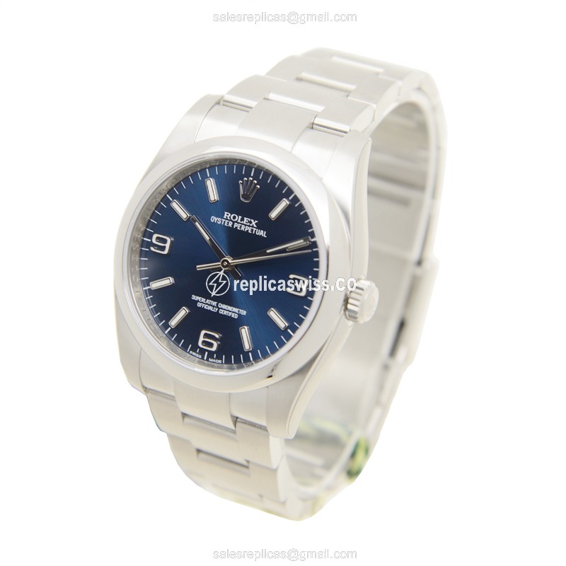 Rolex 116000BLWTBAR OYSTER PERPETUAL Automatic Stainless Steel