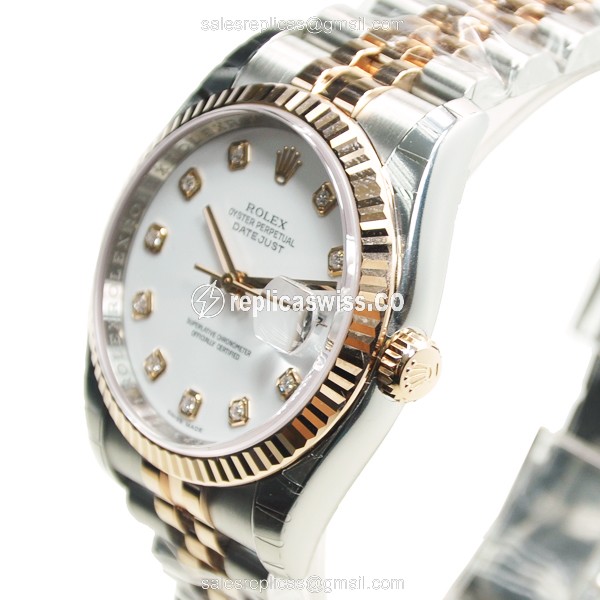 Rolex 116231G DATEJUST Automatic 18kt Rose Gold & Steel