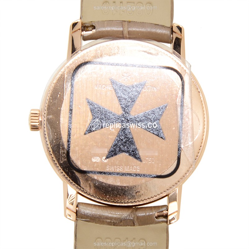 Vacheron Constantin 25558/000R-9406 TRADITIONNELLE Quartz 18kt Rose Gold & Diamonds